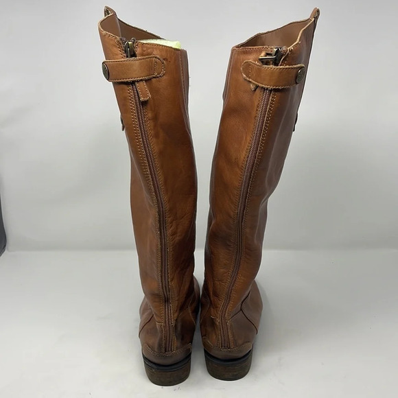 Sam Edelman Tall Brown Leather Penny Riding Boot Size 8 - Picture 8 of 9